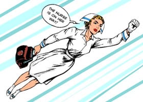 Female Superheroes of Health Care