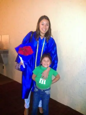 Danyal with her daughter Danyal with her Daughter