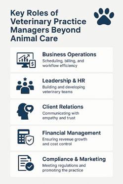 Key Roles of Veterinary Practice Managers Beyond Animal Care Image